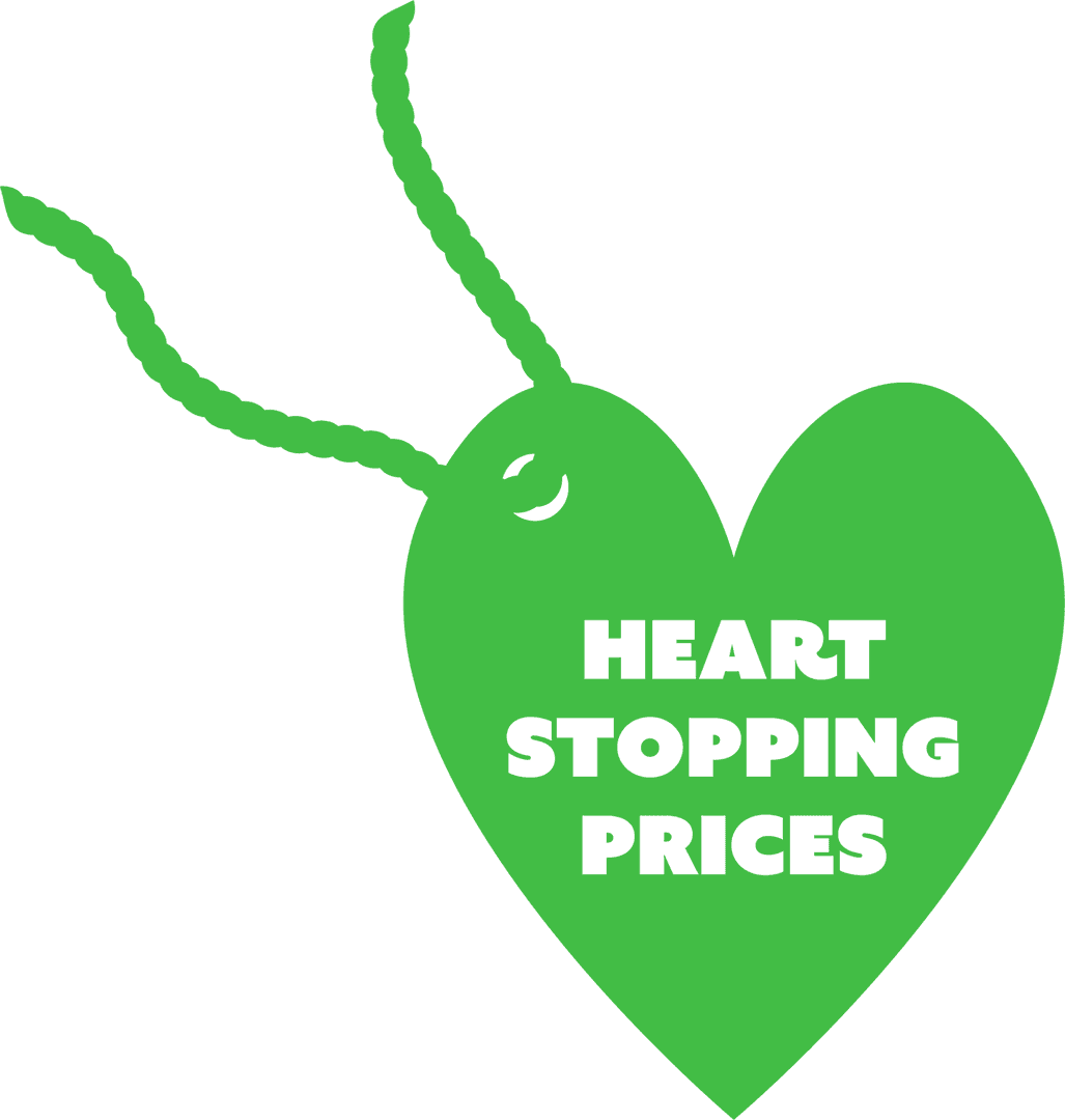 Heart Illustration with Text on Transparent PNG