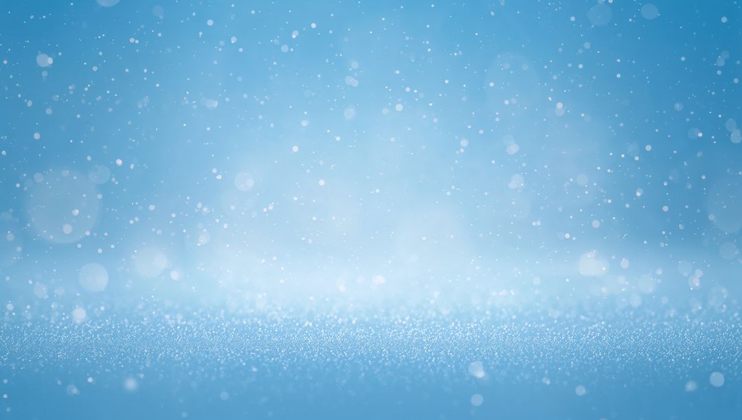 Shimmering Blue Glitter Bokeh Backdrop with Reflective Sparkle Field and Soft Gradient