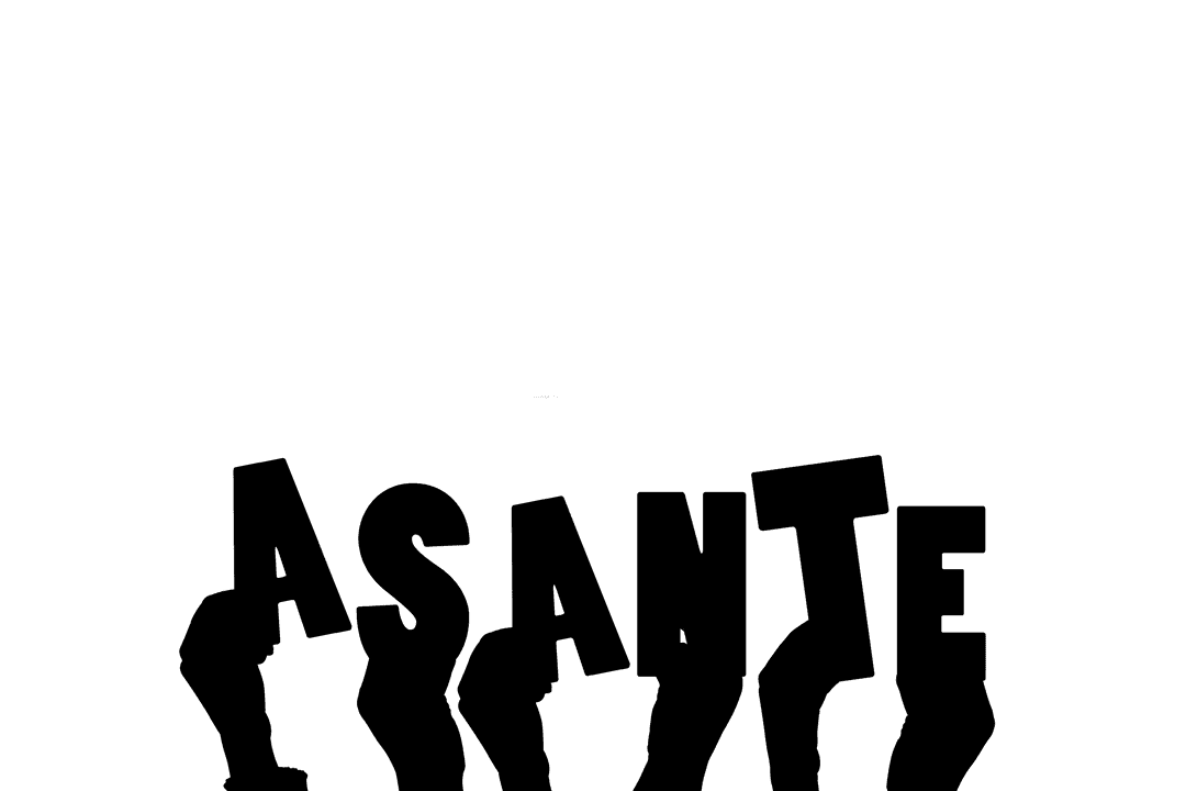 Transparent Asante Gratitude Text Design PNG