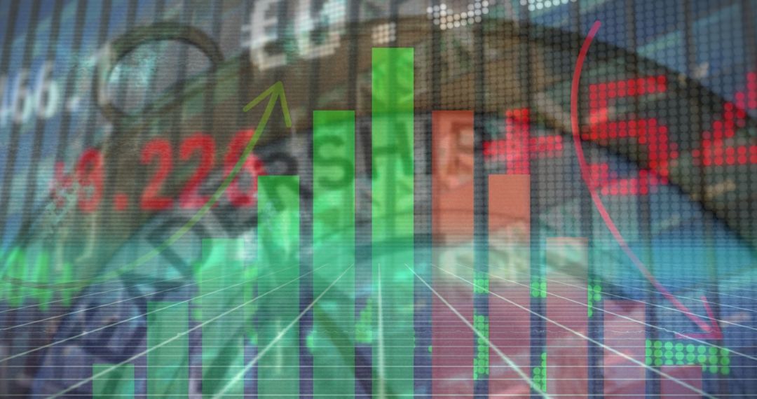 Global Financial Data Analysis with Graphs and Clock Visualization