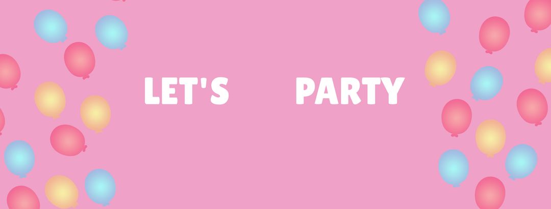 Colorful Balloon Invitation Template for Festive Celebrations