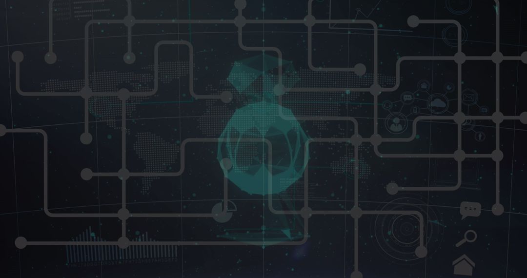 Abstract Financial Data Grid with Cosmic Visauls