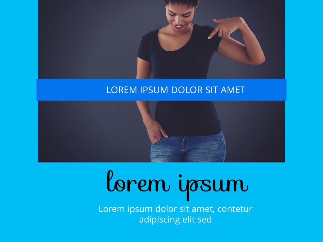 Smiling Woman Displays Confidence Highlighting Identity