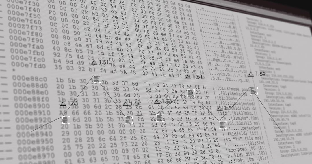 Analyzing Graph Interfaces Over Digital Hex Data Streams
