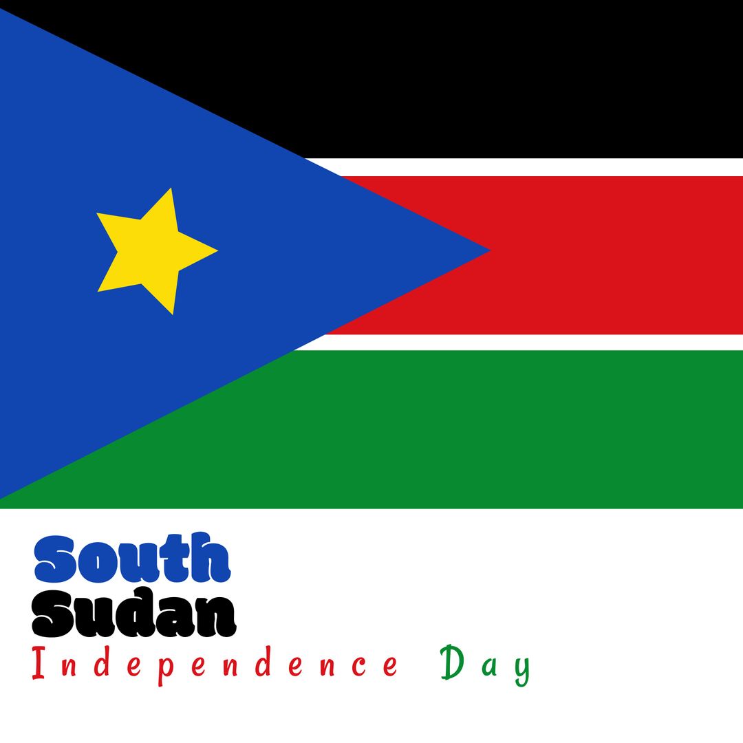 South Sudan Independence Day Celebration Graphic