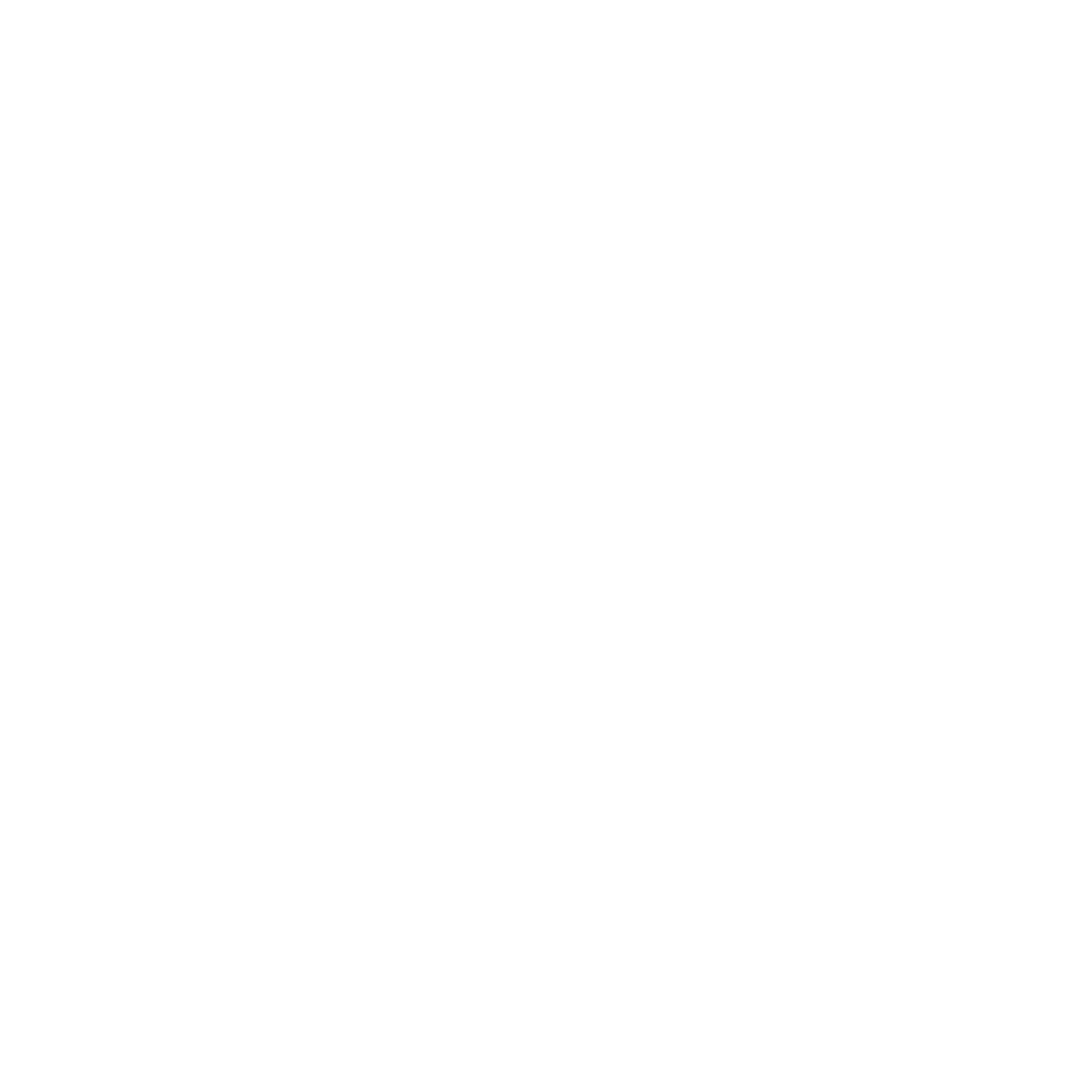White Square Pattern on Transparent Background