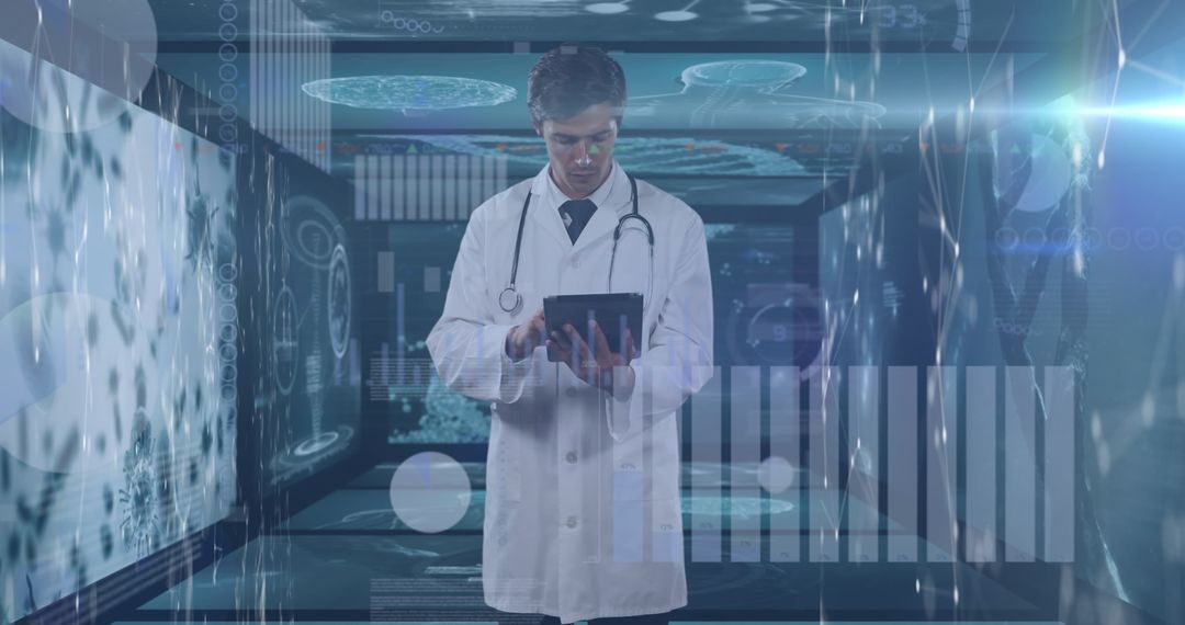 Digital Healthcare Analytics with Doctor Using Tablet
