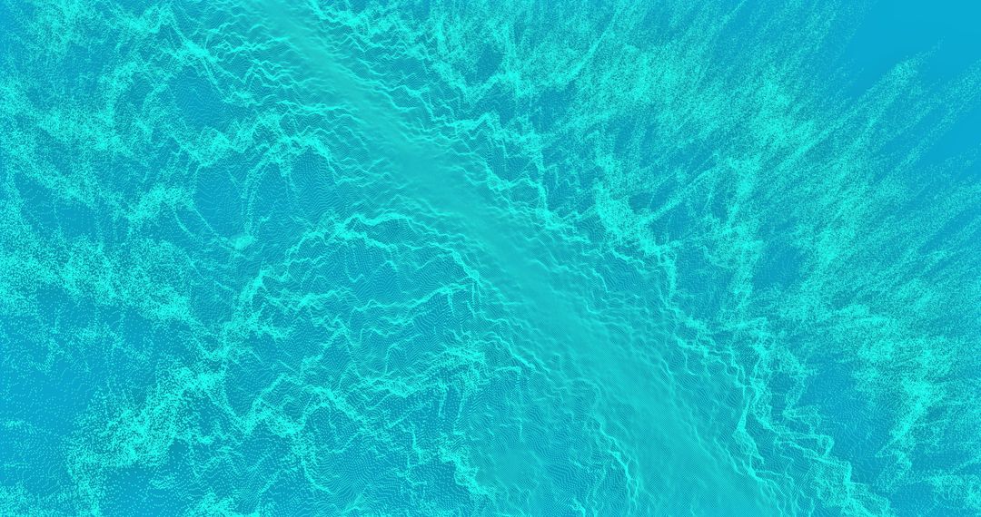 Abstract Mesh Waves in Digital Blue Tech Background