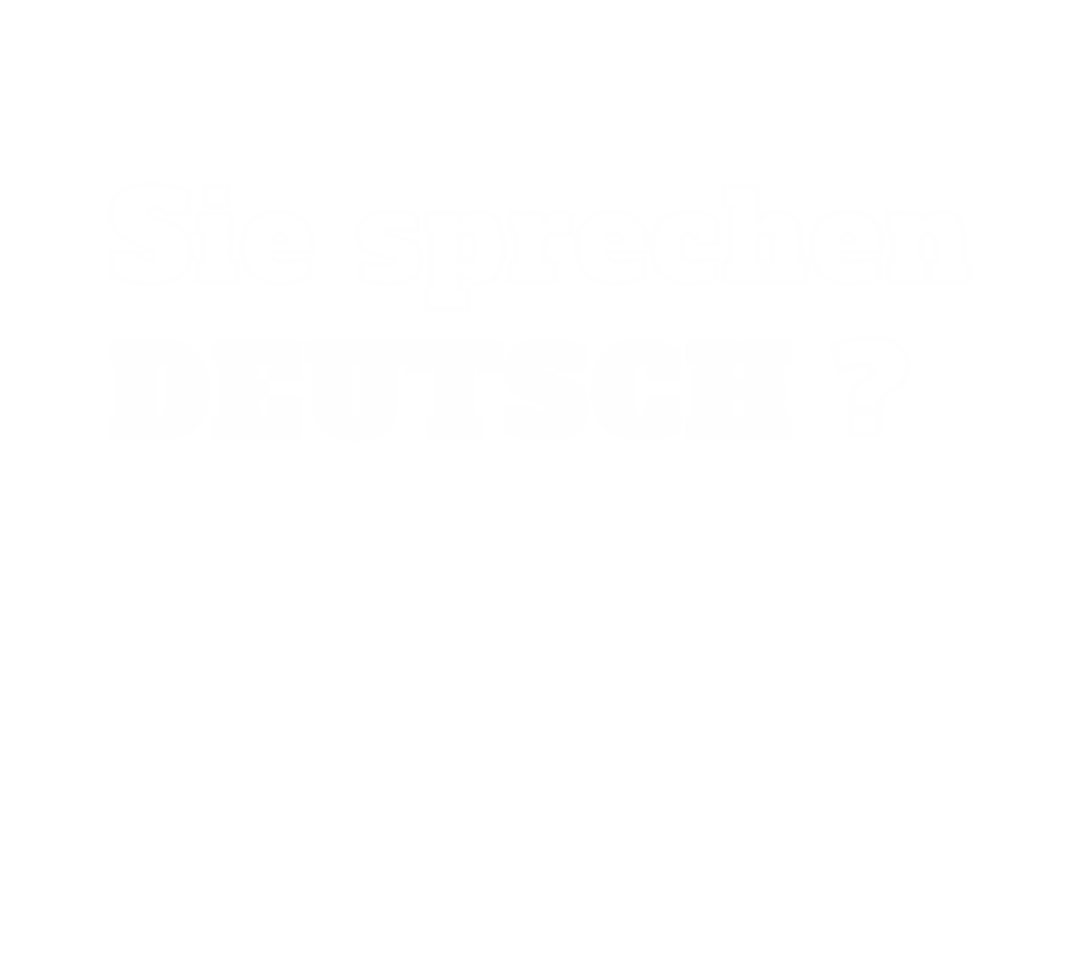 Transparent Text Question in German Sie Sprechen Deutsch
