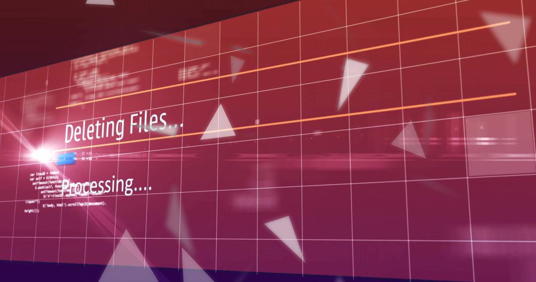 Data processing and digital interface abstract with loading bar