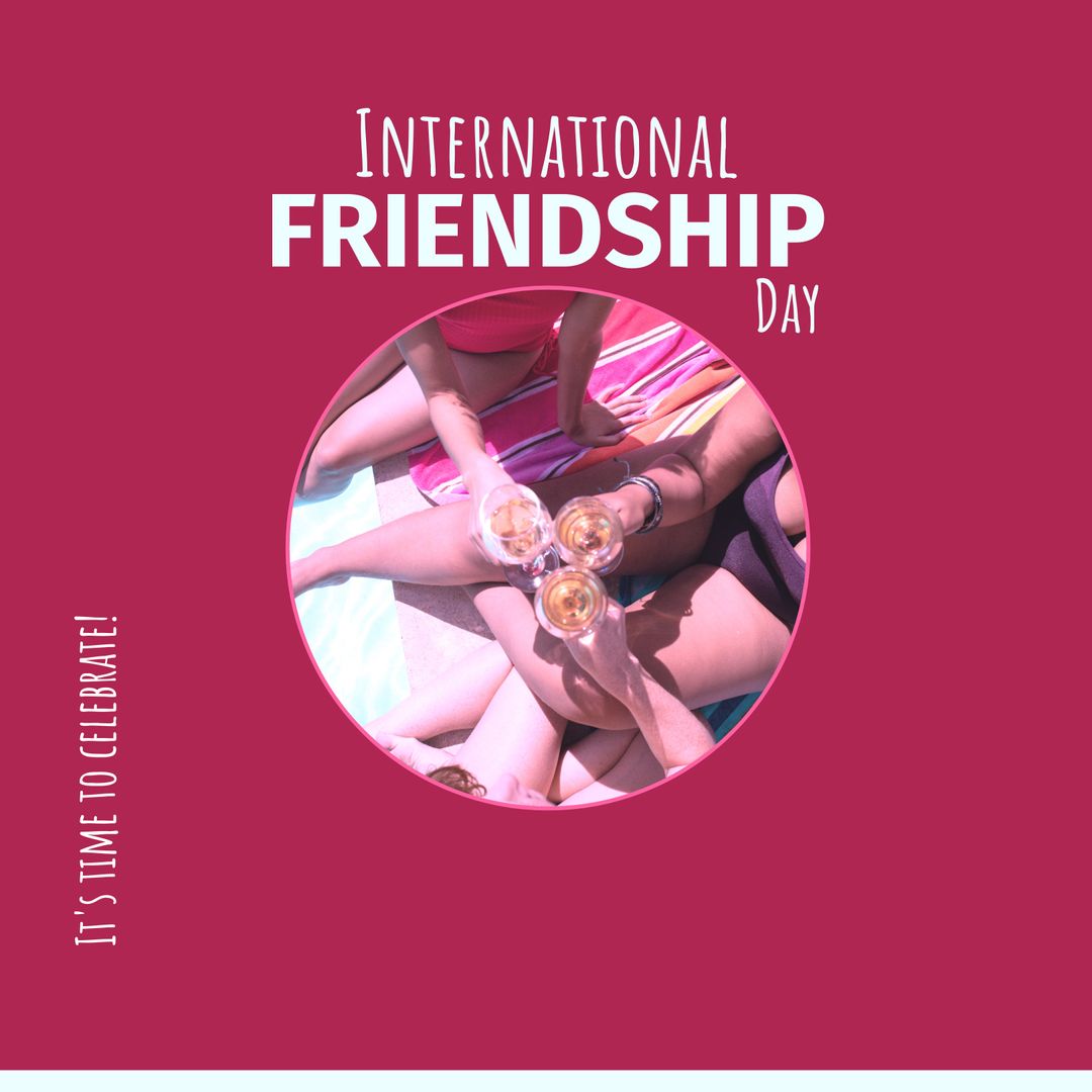 Toast of Friendship Celebrating Together with Cheers