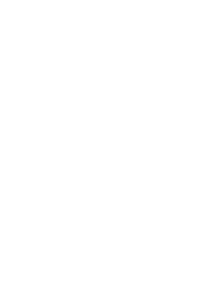 Decorative Transparent Frame of Triple White Lines