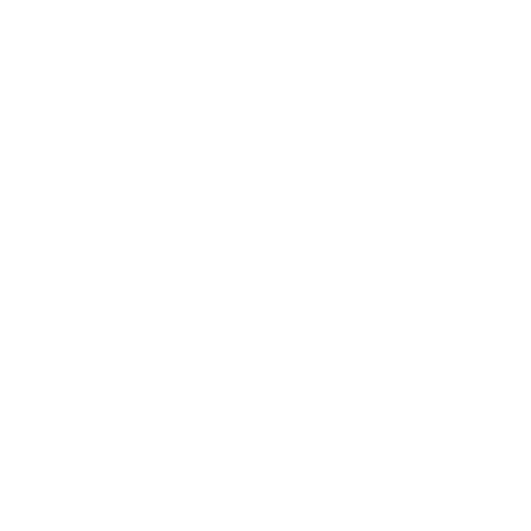 White Abstract Curved Arrow on Transparent Background