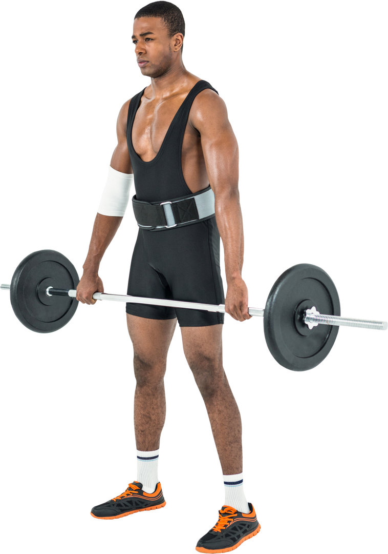 Transparent Bodybuilder Holding Heavy Barbell for Strength Training - Download Free Stock Images Pikwizard.com