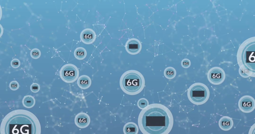 6G Connectivity Digital Network Background
