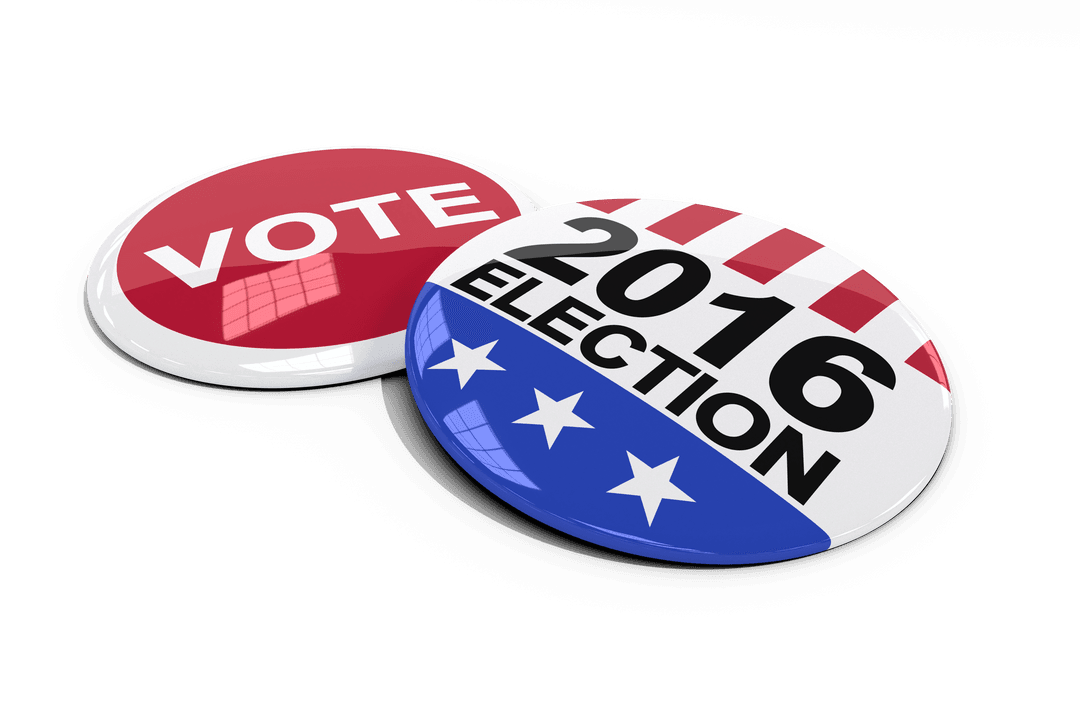 Transparent Digital Election Pins Set for 2016 Voting Campaign