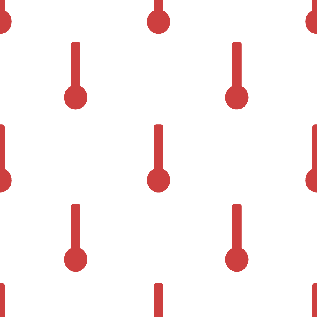 Transparent Red Test Tube Pattern on Isolated Background