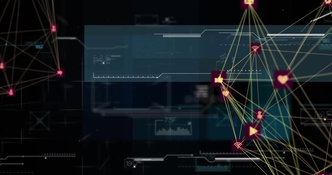 Futuristic Global Network Visualization with Data Processing