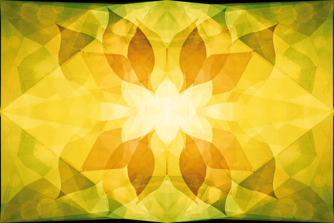 Transparent Abstract Yellow Geometric Pattern Illustration
