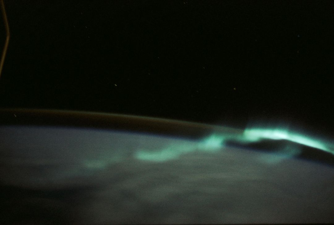 Southern Aurora Viewed from Space Skylab 3 1973 - Free Images, Stock Photos and Pictures on Pikwizard.com
