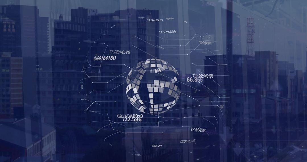 Global Connections and Data Interface in Urban Cityscape