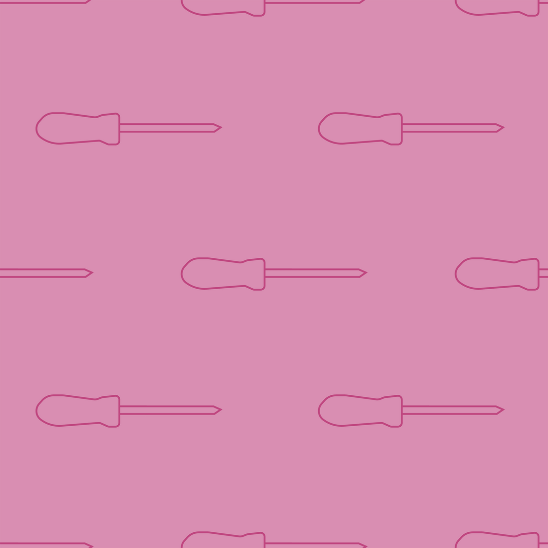 Pink Screwdriver Pattern on Transparent Background for Design and Crafts - Download Free Stock Images Pikwizard.com