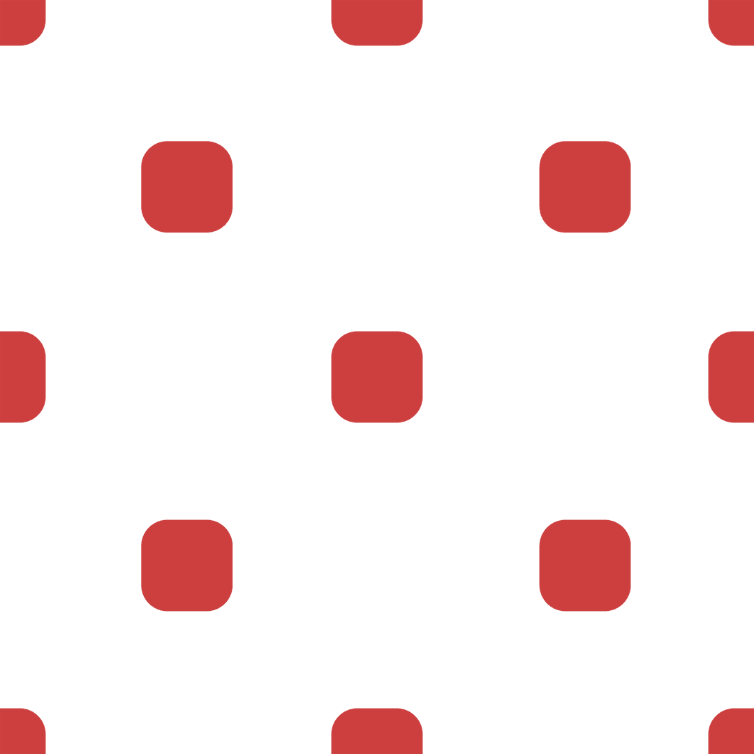 Red Dotted Pattern Illustration on Transparent Background