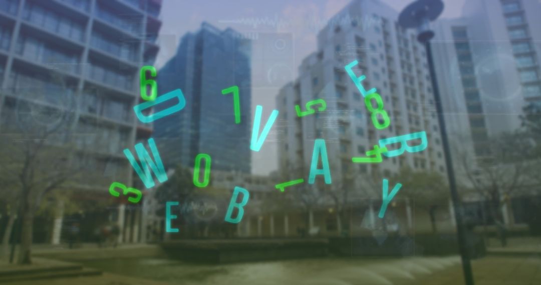 Digital Financial Data Integration Over Office Buildings