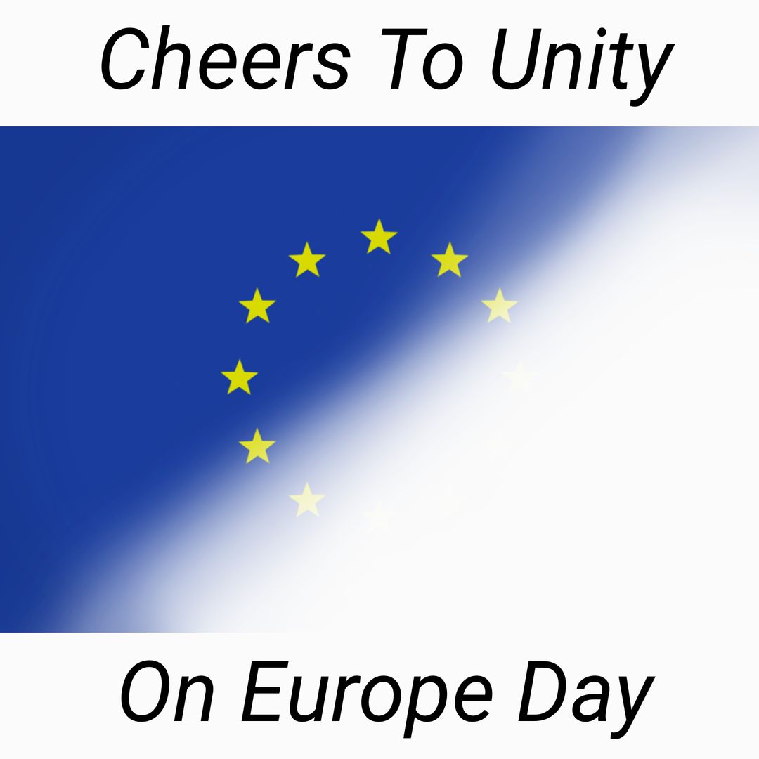Europe Day Celebration and Unity with European Flag