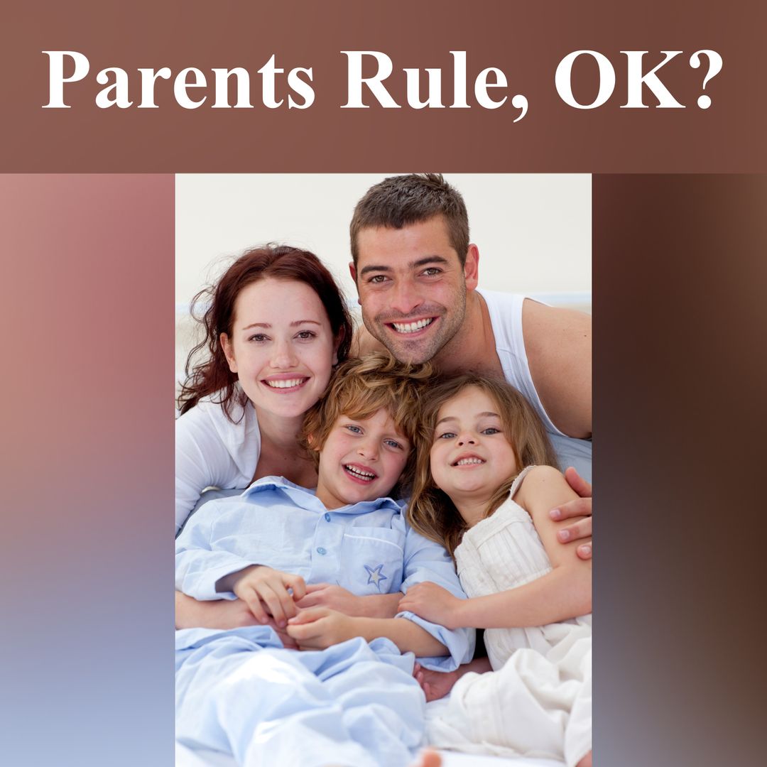 Smiling Family Embracing Joyful Togetherness Indoors