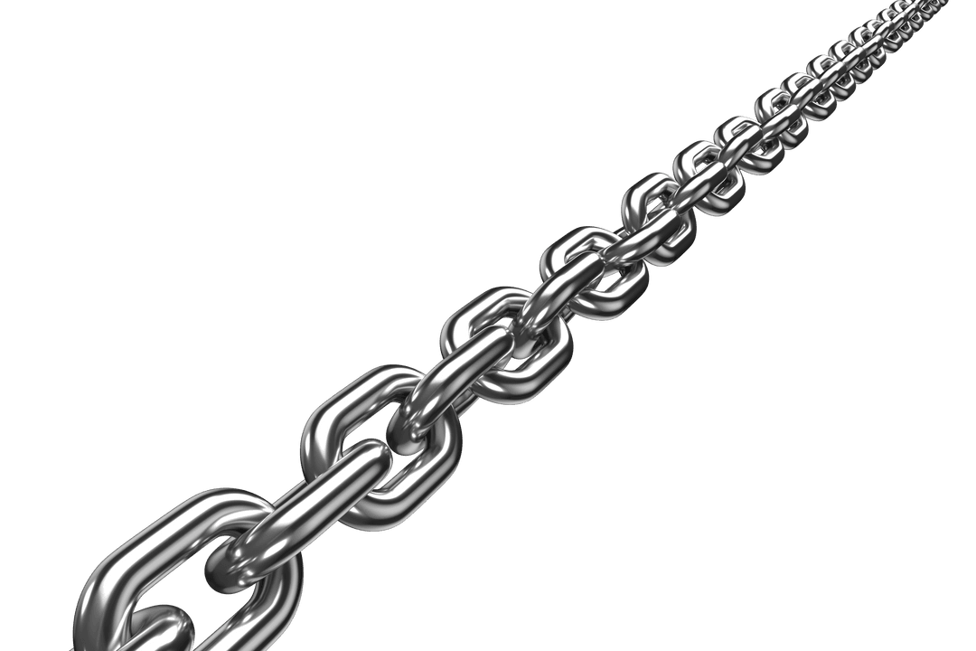 Silver Chain Linked on Transparent Background for Security Design - Download Free Stock Images Pikwizard.com