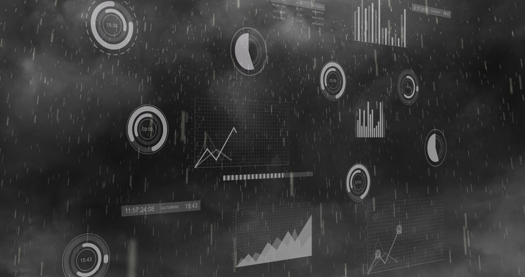 Digital Data Processing in Stormy Weather Visualization