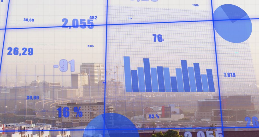 Digital Financial Data Analytics Over Urban Skyline