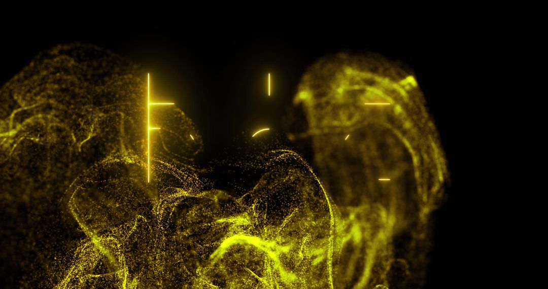 Dynamic Neon Yellow Sports and Data Visualization
