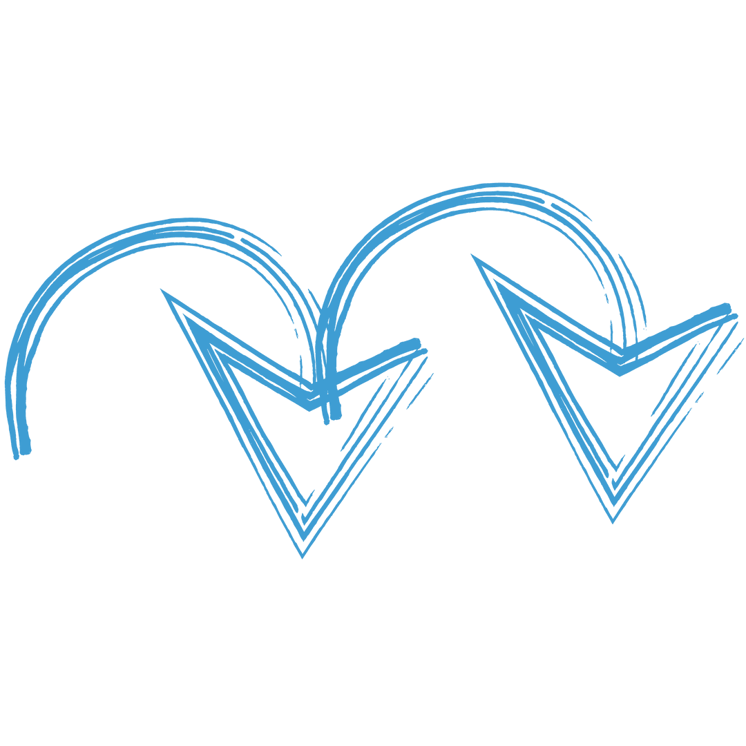 Double Curved Arrow Symbol on Transparent Background - Download Free Stock Images Pikwizard.com