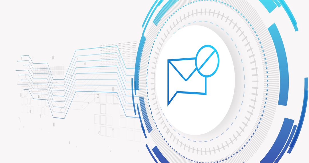 Futuristic Email Security Interface Concept