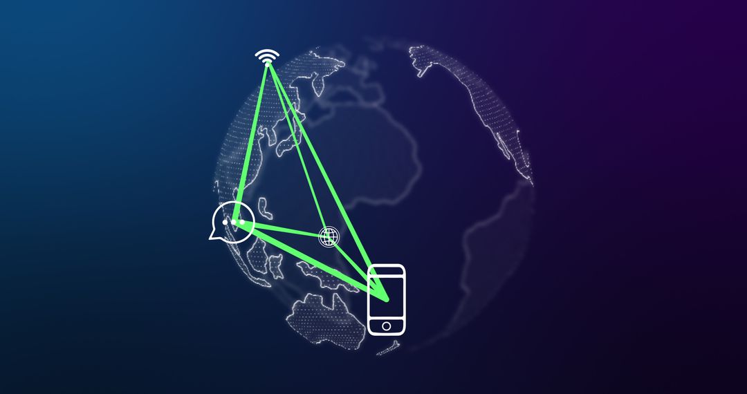 Global Connectivity: Smartphone Network with Digital Links