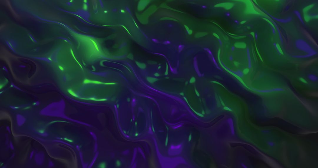 Hypnotic Multicolored Liquid Shapes in Motion Loop