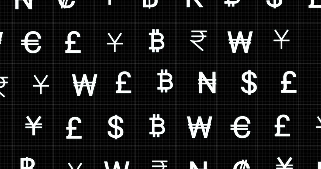 Digital Representation of Global Currency Symbols