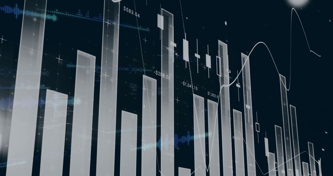 Dynamic Financial Analytics Dashboard with Candlestick Chart