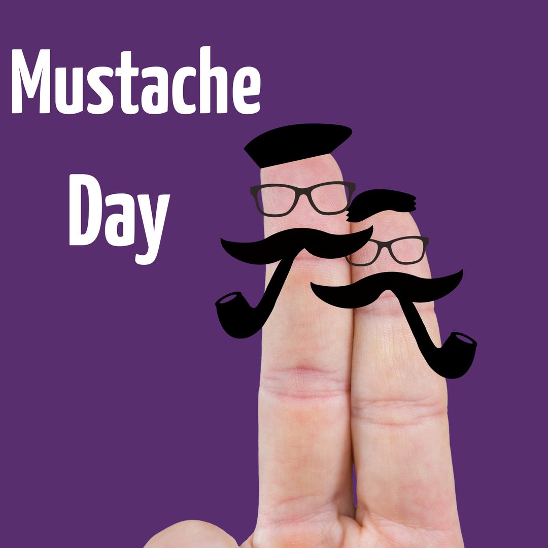 Embracing Humor with Creative Finger Mustache Art