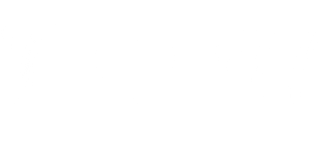 I Love U Text with Heart Icon on Transparent Background