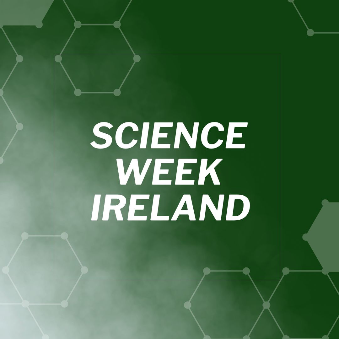 Science Week Ireland Background with Geometric Design