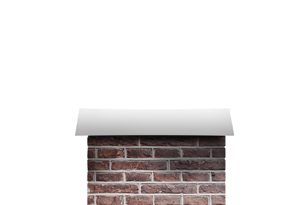 Brick Wall Mockup on Transparent Background