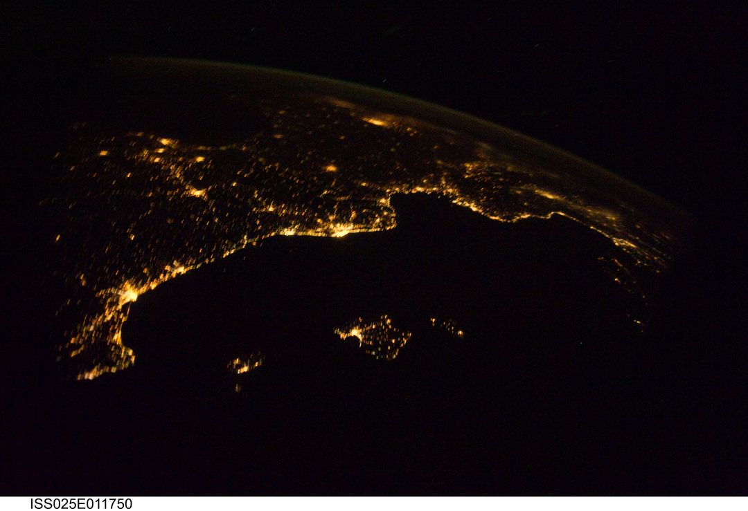 Night views of the Earth taken by the Expedition 25 crew - Free Images, Stock Photos and Pictures on Pikwizard.com