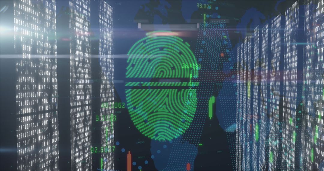 Fingerprint Biometric Identity Encrypted Over Digital Network