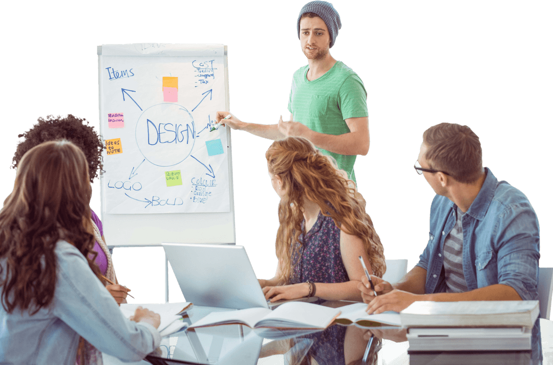 Transparent Creative Team Meeting Concept and Design Plans