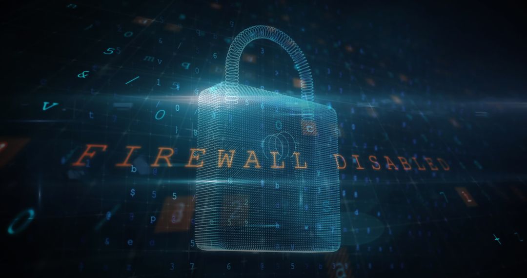Digital interface with data processing and disabled firewall lock