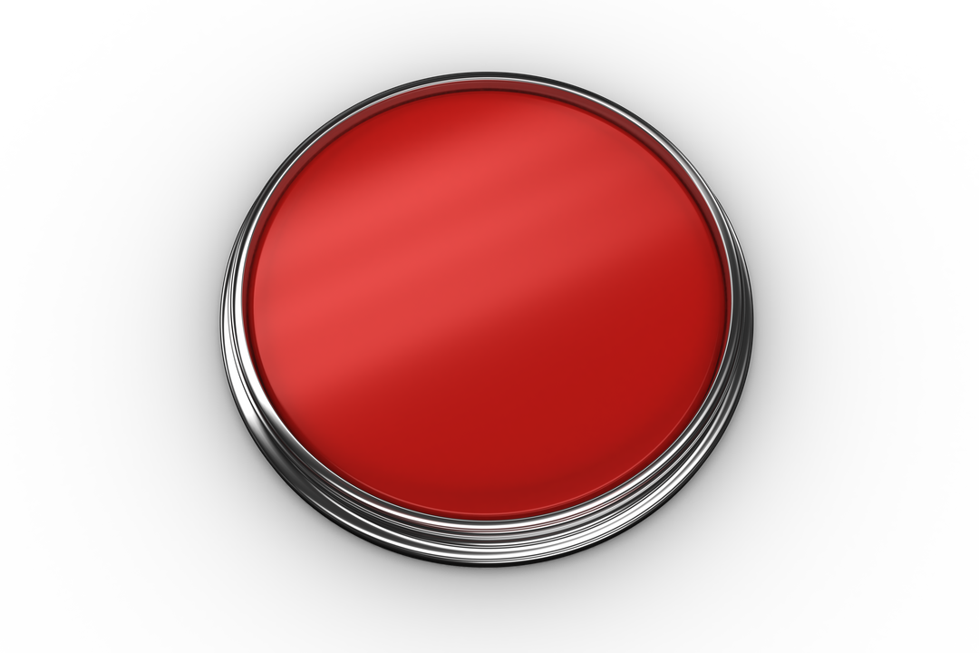 Glossy Red Button PNG Illustration on Transparent Background - Download Free Stock Images Pikwizard.com