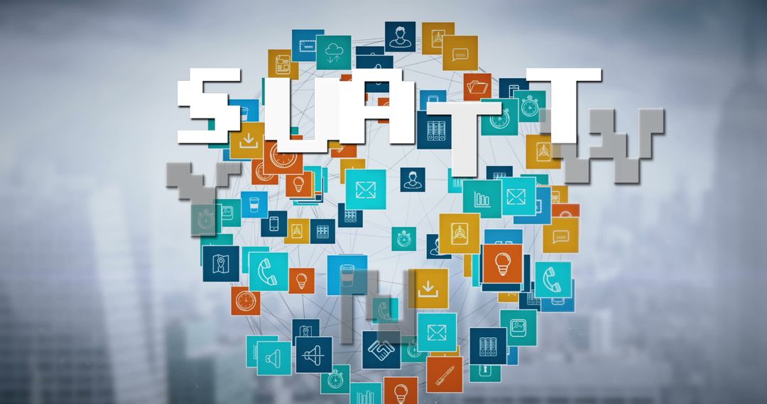 Digital Transformation and Media Connectivity Concept